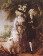 Thomas Gainsborough Mr and Mrs William Hallett Norge oil painting reproduction